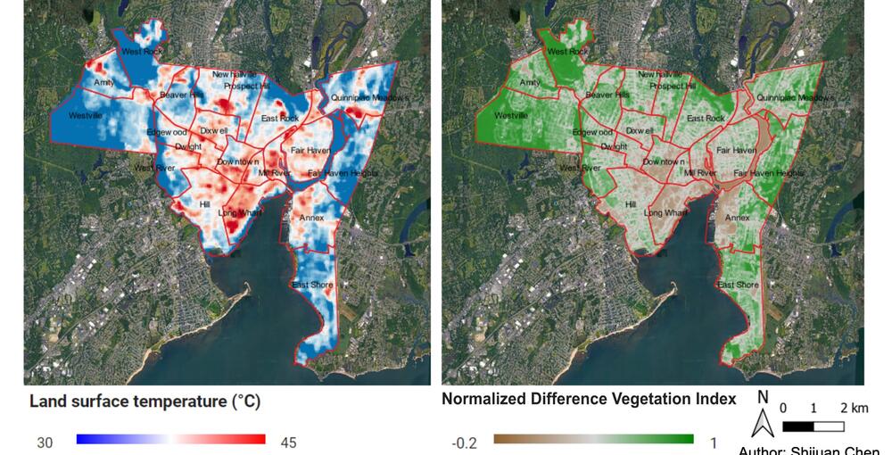 Using Earth Observations to Reduce Greenspace and Health Inequities in Connecticut